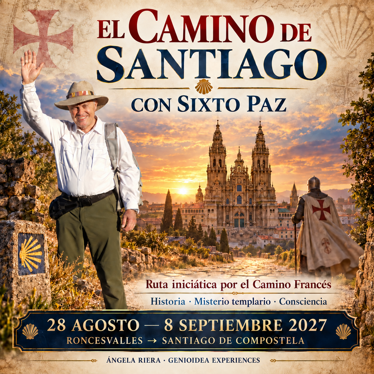 Camino de Santiago + retiro en Galicia · Con Sixto Paz