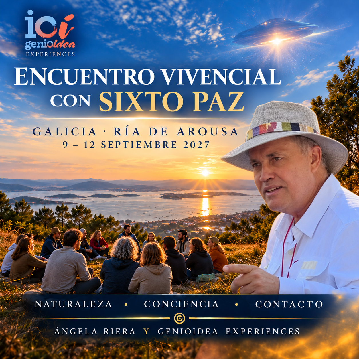 Retiro en la Ría de Arousa · Con Sixto Paz