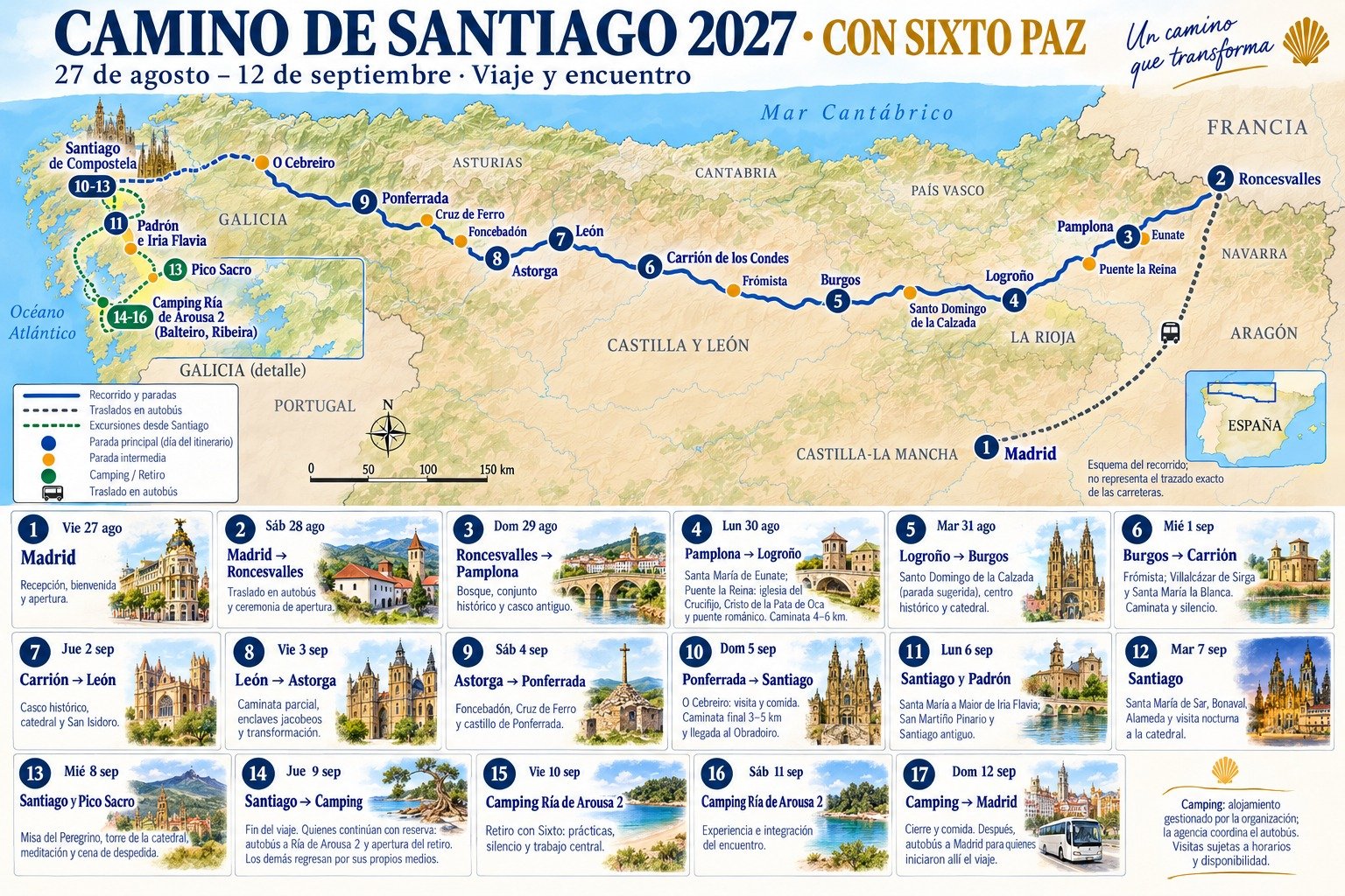 Camino de Santiago · Con Sixto Paz
